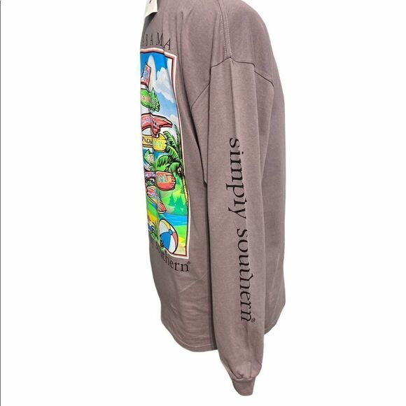 Simply Southern Alabama State T-Shirt Gray Small‎ - Picture 10 of 15